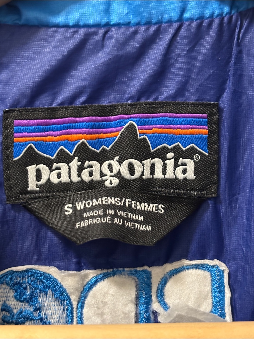 Patagonia Nano Puff Zip Up Jacket Size Small Blue | hiking | gorpcore | camping - Picture 2 of 11
